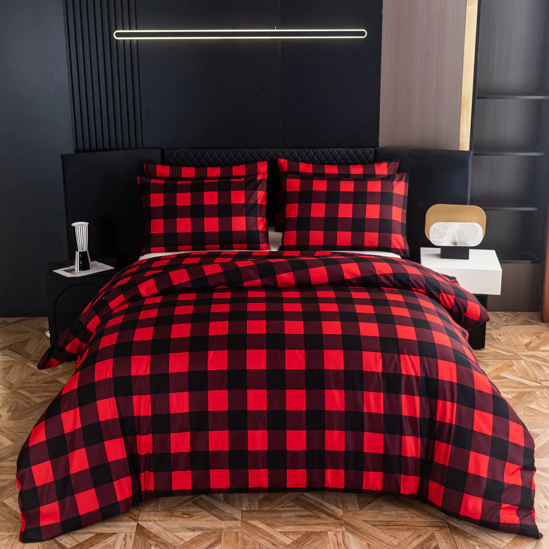 Vibrant Patterned Bed Comforter Set