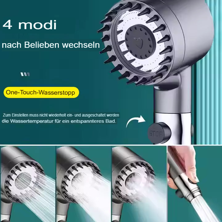 Strong Turbo Shower Head for Powerful Water Flow