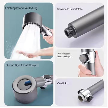 Strong Turbo Shower Head for Powerful Water Flow