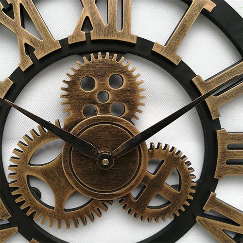 Rustic Metal Wall Clock - Cofik