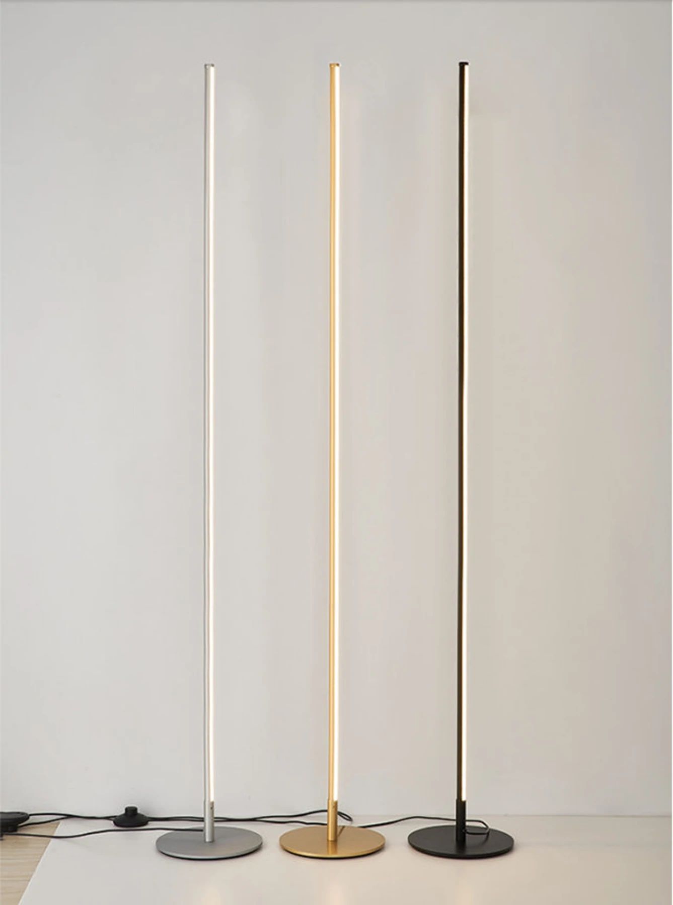 Elegant Slim Floor Lamp – Contemporary Home Light
