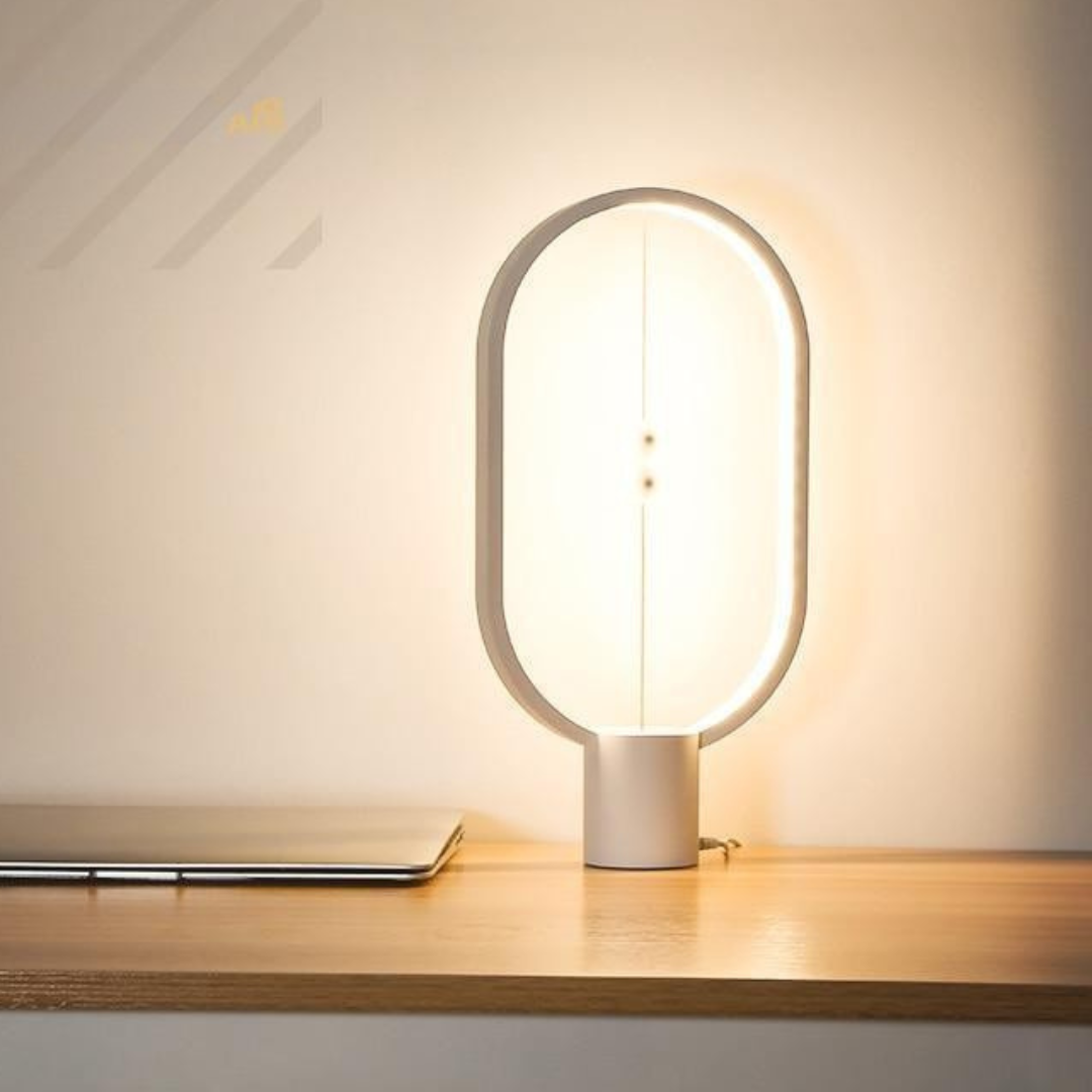 Contemporary Wooden Desk Lamp with Touch Switch