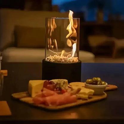 Compact Outdoor Flame Lantern