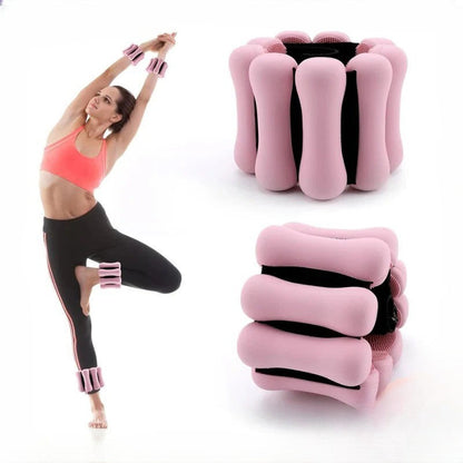 Comfortable Silicone Ankle and Wrist Weights Set - Cofik