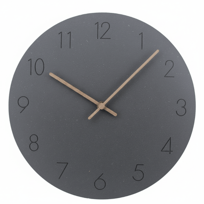 Quiet Contemporary Wooden Wall Clock
