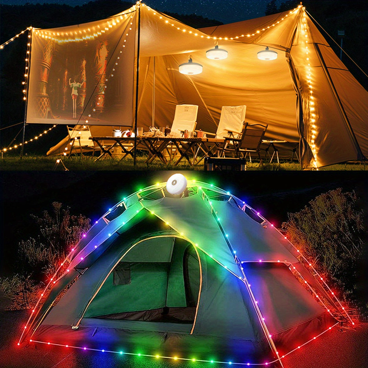 Waterproof Solar Powered Holiday Fairy Lights