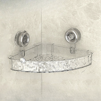 Wall Mounted Shower Shelf with Strong Suction Cups