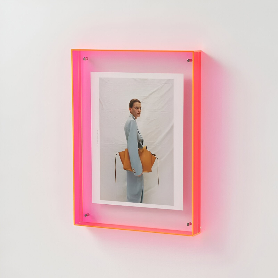 Transparent Acrylic Picture Frame Modern Display