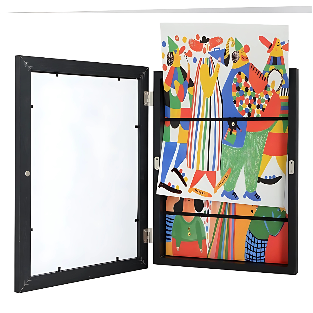 Brown Wooden Swing Picture Frame Noxord