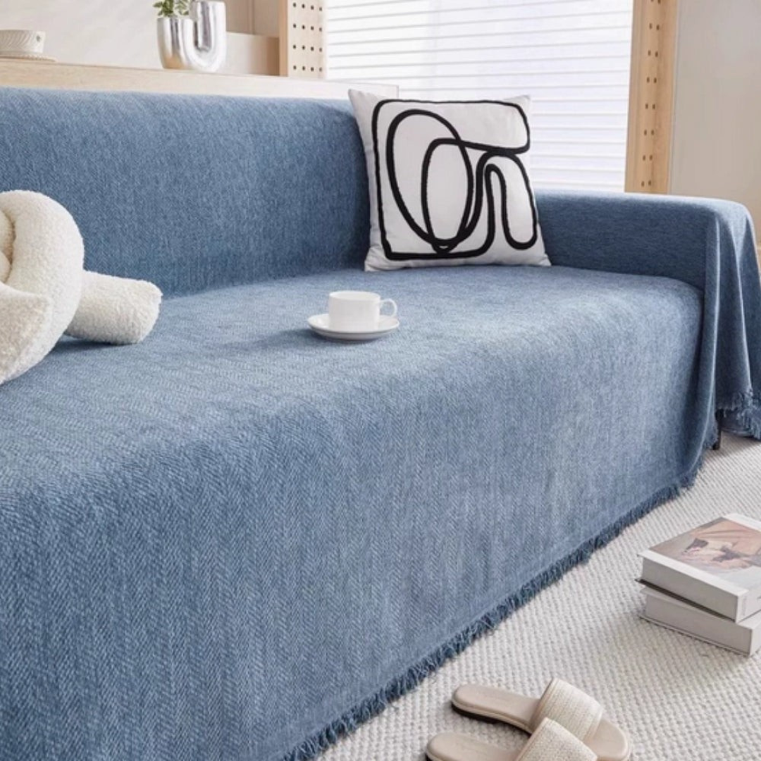 Sturdy Fleece Couch Slipcover