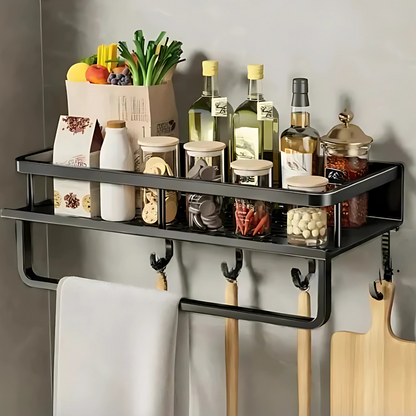 Space Saving Shelf for Kitchen or Bathroom Organizer