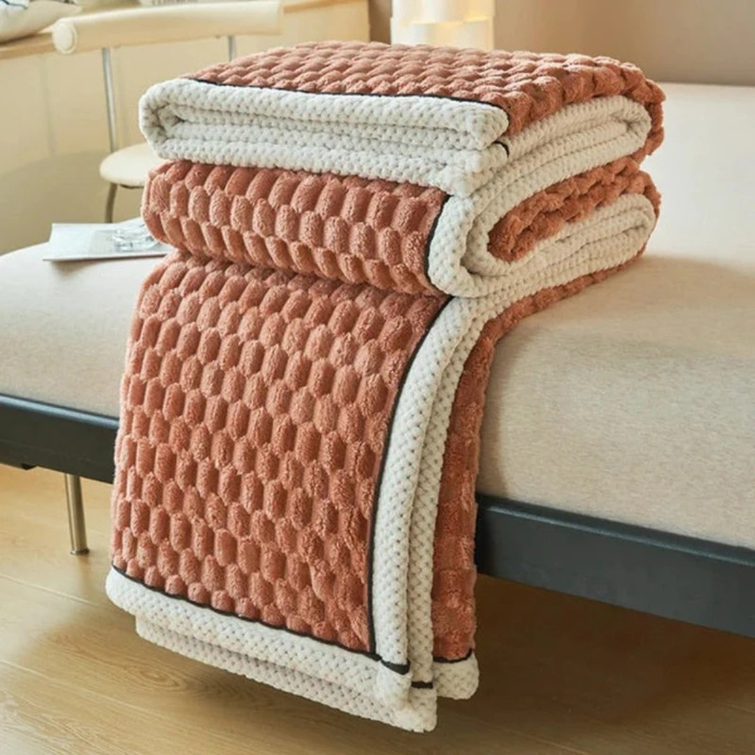 Cozy Faux Fur Warm Throw Blanket