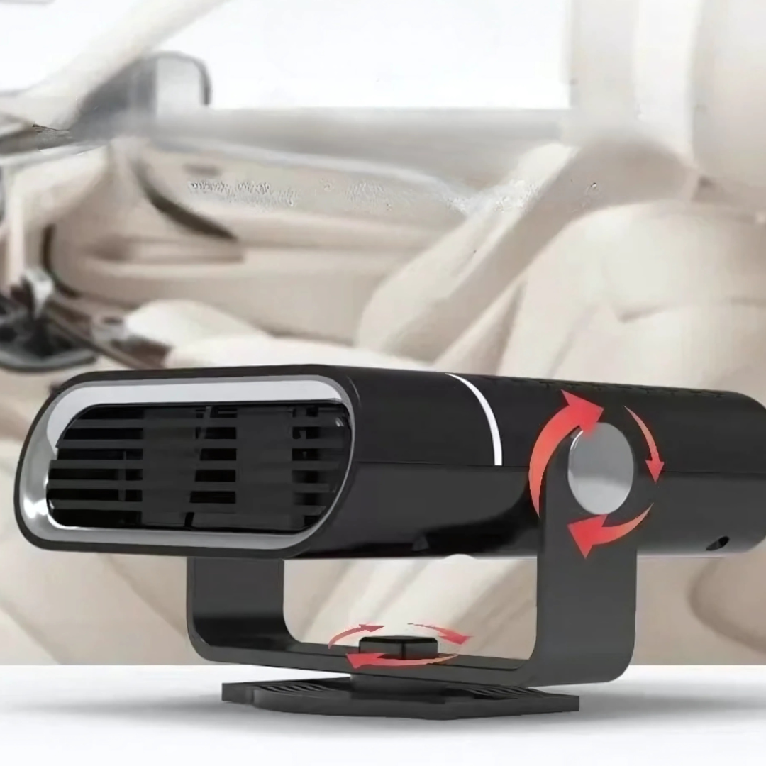 Compact 12V Car Heater Fan and Dehumidifier