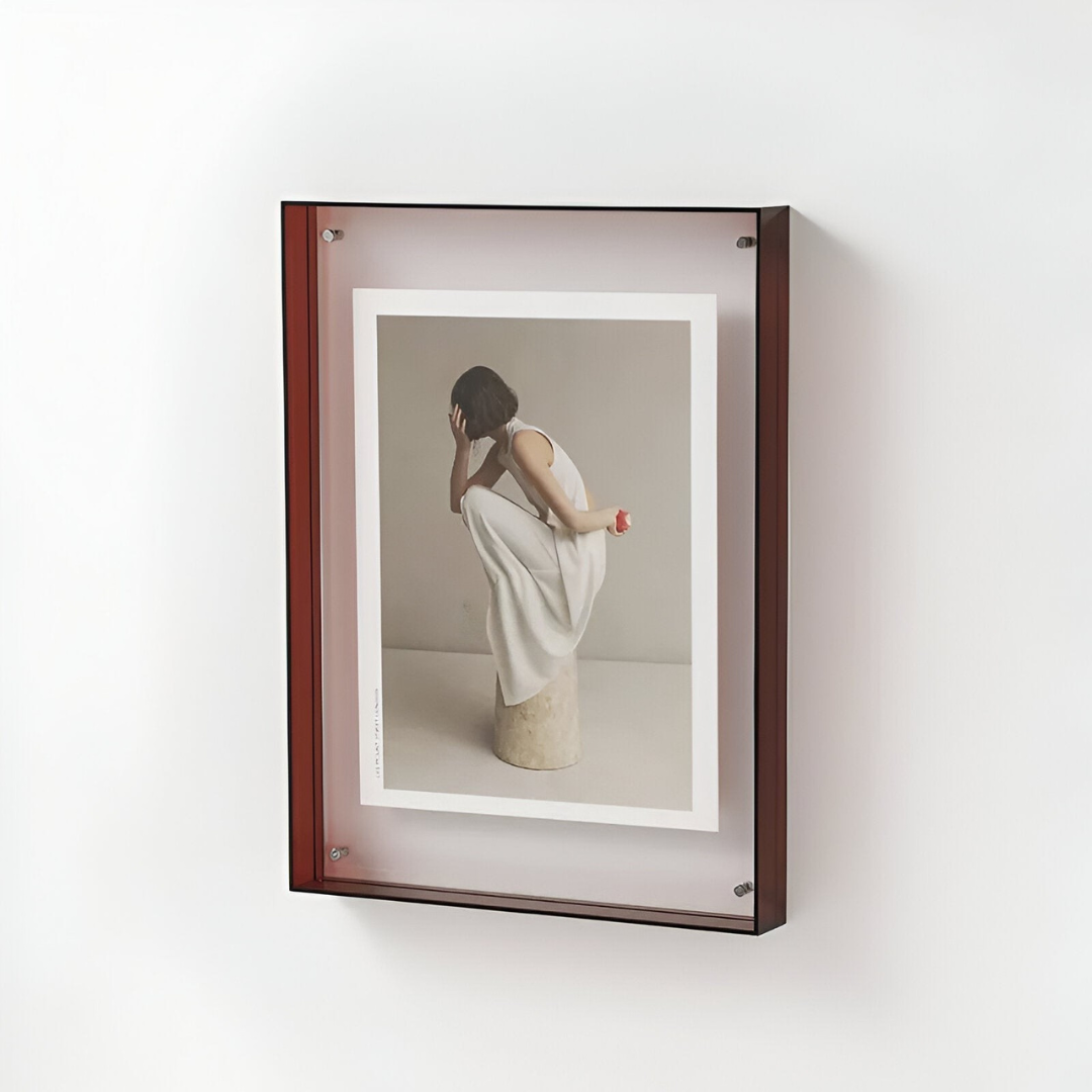 Transparent Acrylic Picture Frame Modern Display