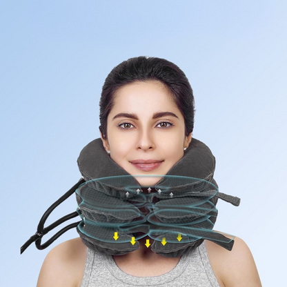 Contoured Neck Support Pillow Relief Cushion