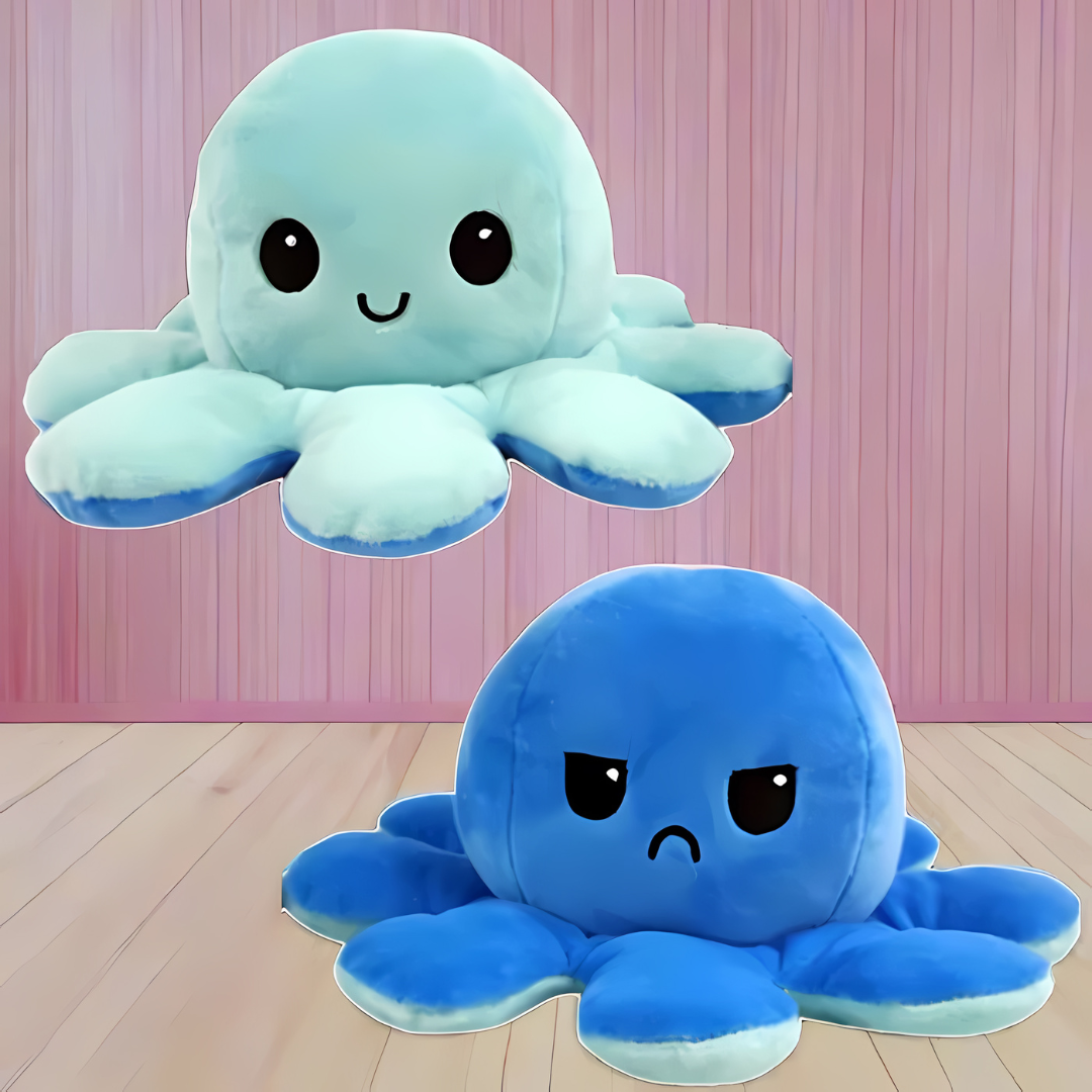 Cuddly Double Sided Octopus Stuffed Animal