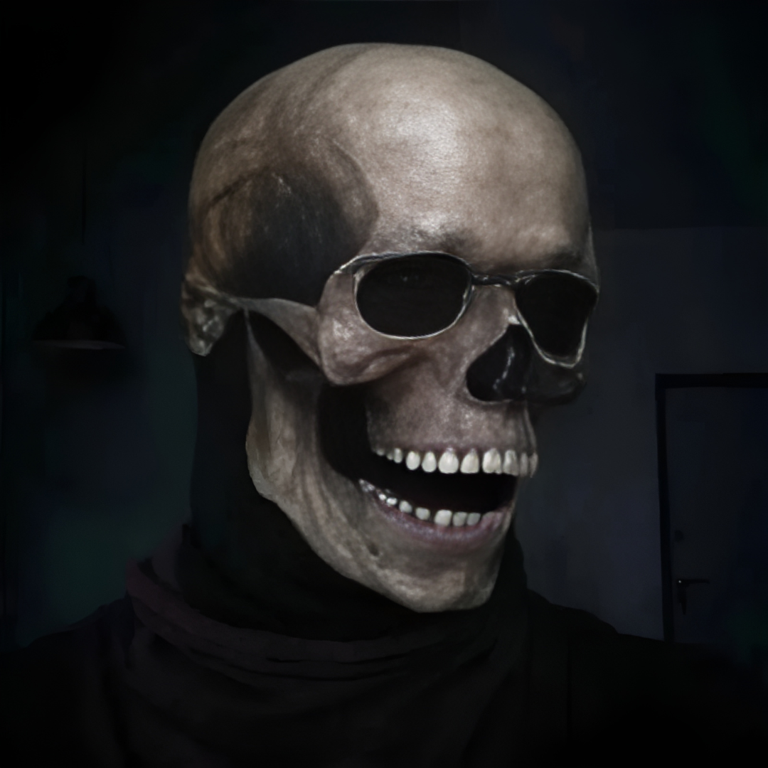 Spooky Realistic Skull Halloween Mask
