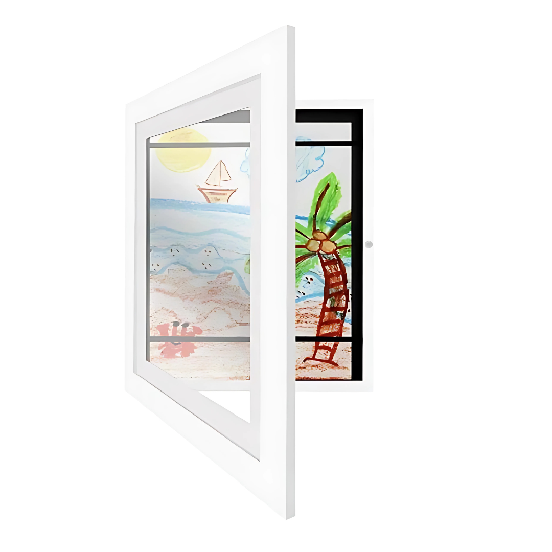 Brown Wooden Swing Picture Frame Noxord