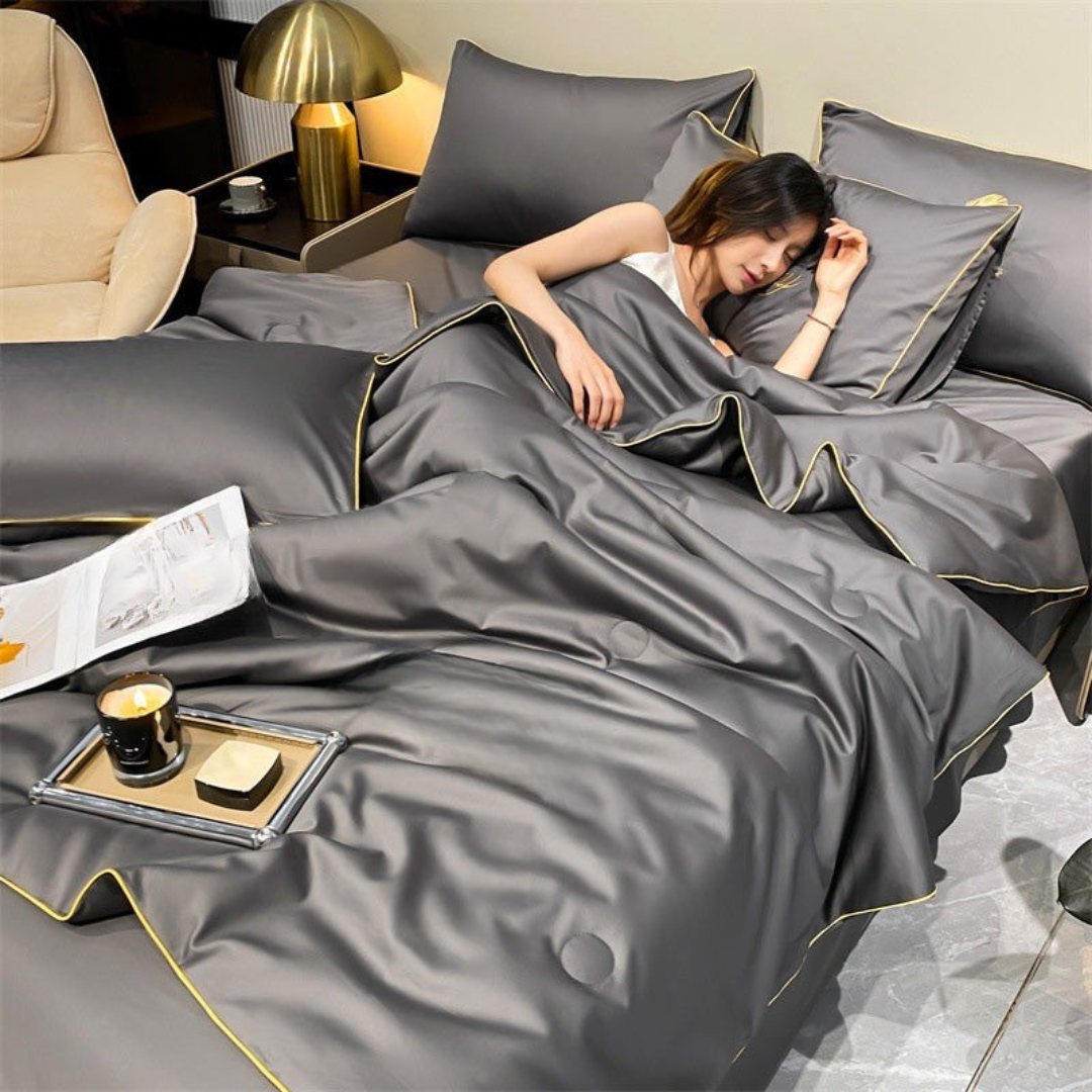 Cooling Lightweight Airy Throw Blanket