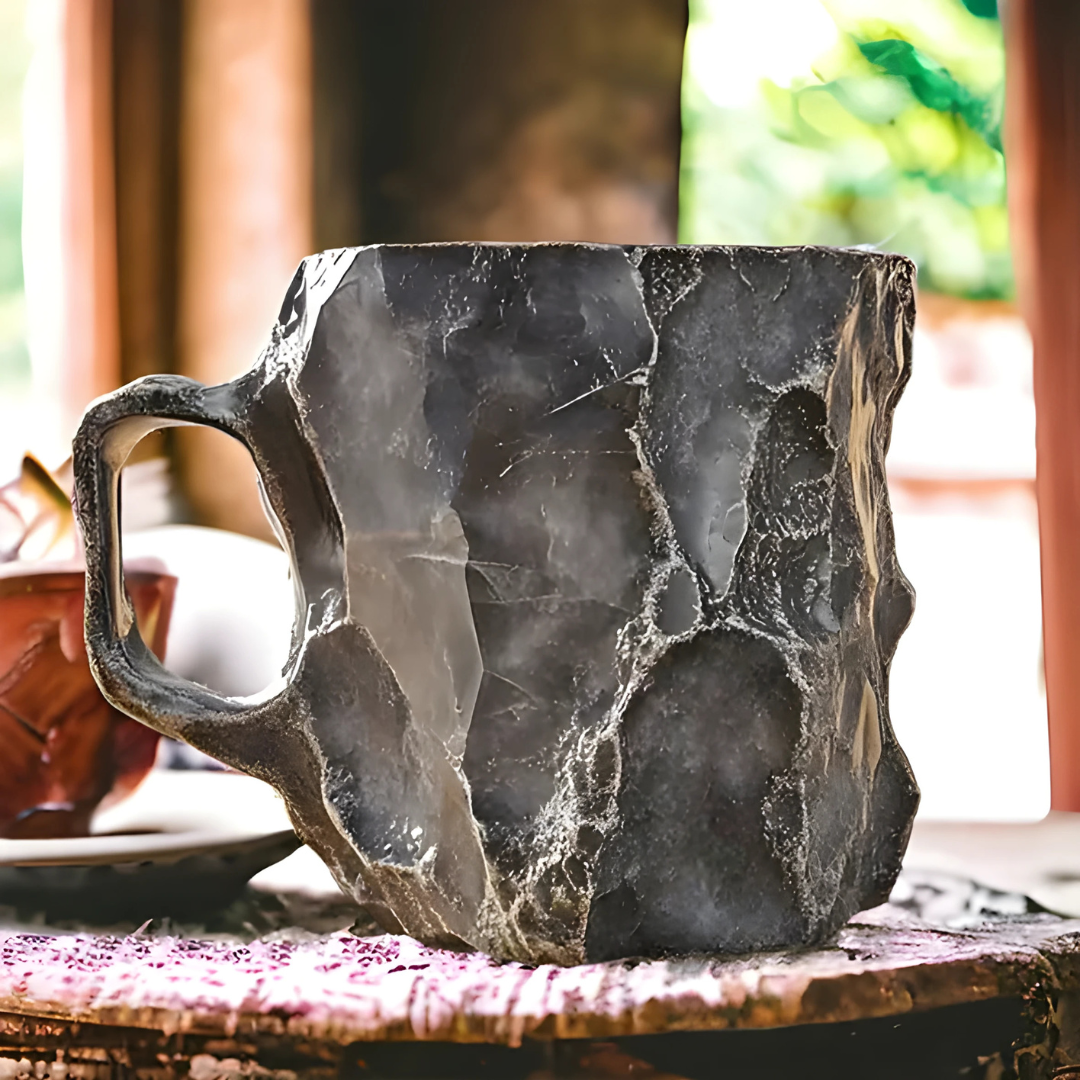 Sparkling Crystal Design Ceramic Coffee Mug