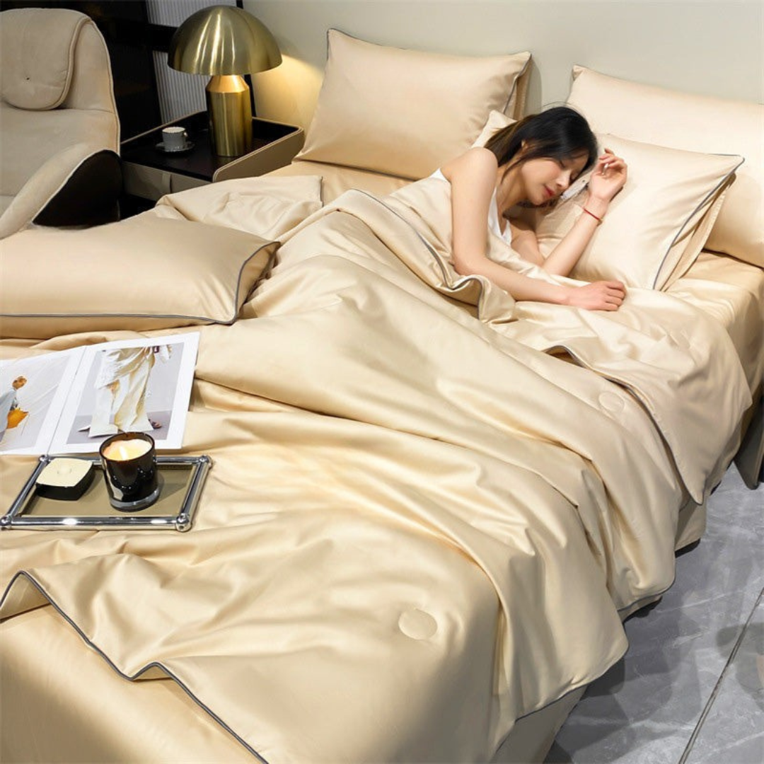 Cooling Lightweight Airy Throw Blanket