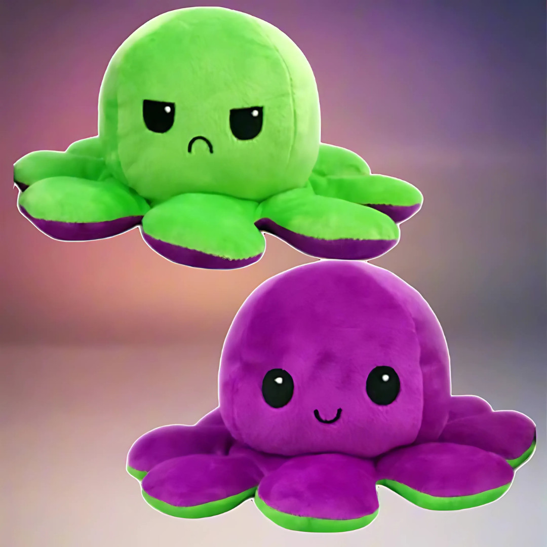 Cuddly Double Sided Octopus Stuffed Animal