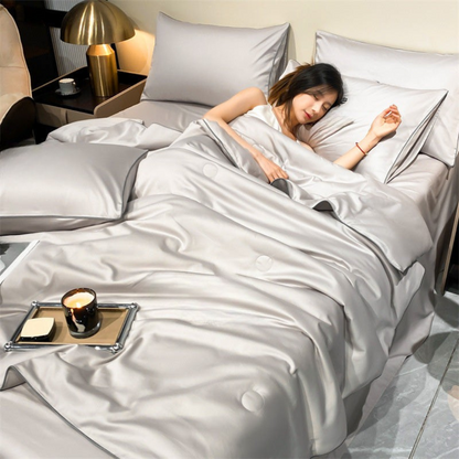 Cooling Lightweight Airy Throw Blanket