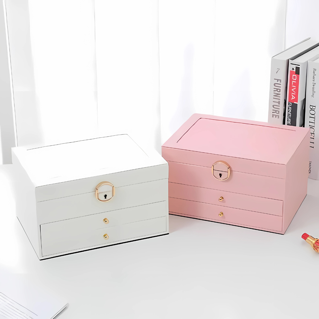 Luxury Travel Jewelry Case Box