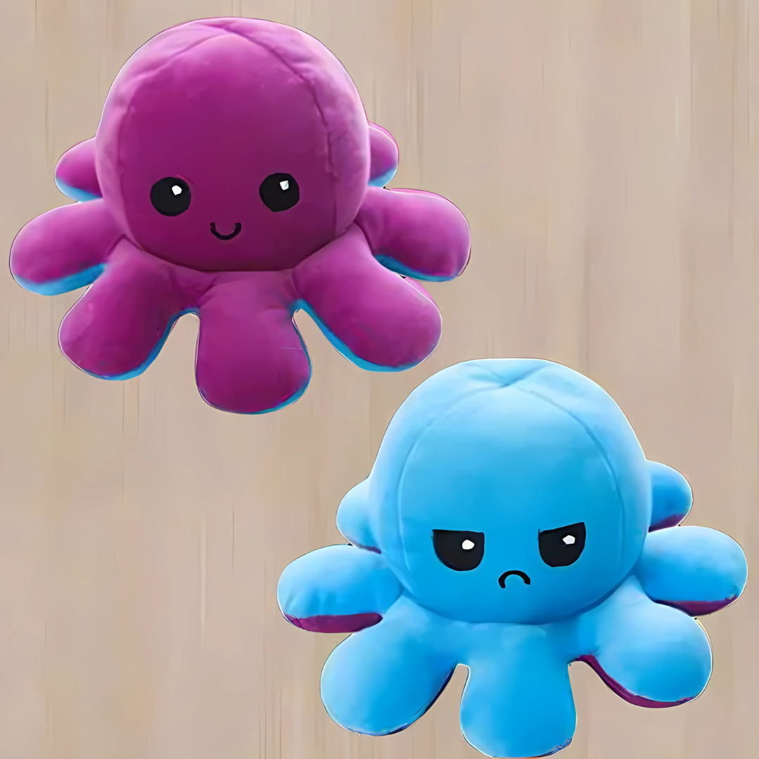 Cuddly Double Sided Octopus Stuffed Animal