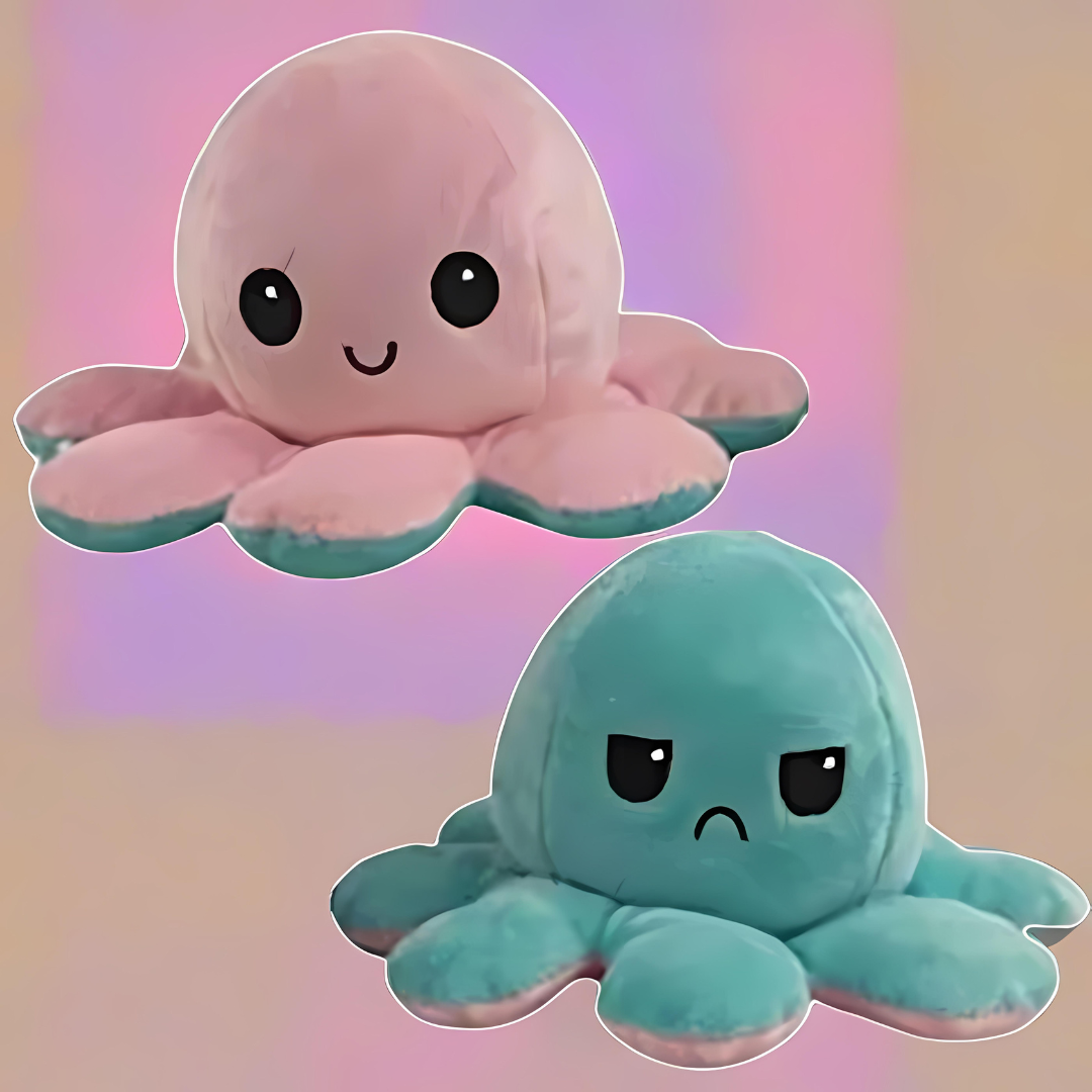 Cuddly Double Sided Octopus Stuffed Animal