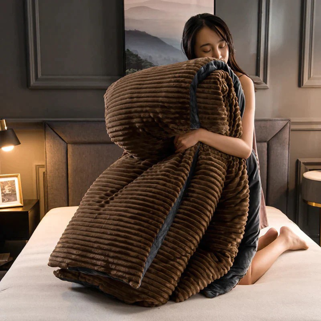 Cozy Warm Fleece Bed Blanket