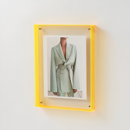 Transparent Acrylic Picture Frame Modern Display