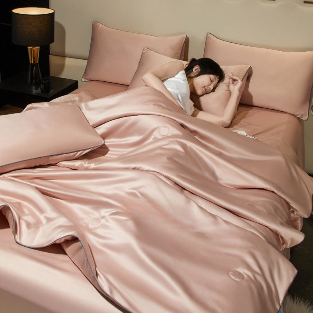 Cooling Lightweight Airy Throw Blanket