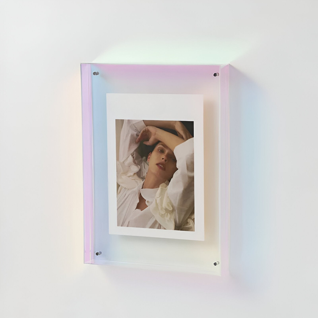 Transparent Acrylic Picture Frame Modern Display