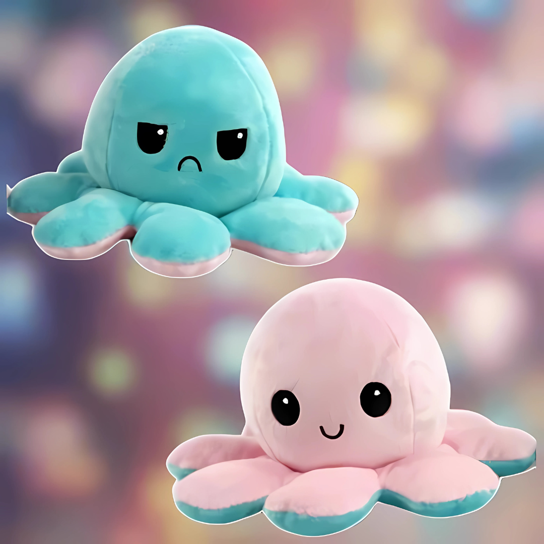 Cuddly Double Sided Octopus Stuffed Animal