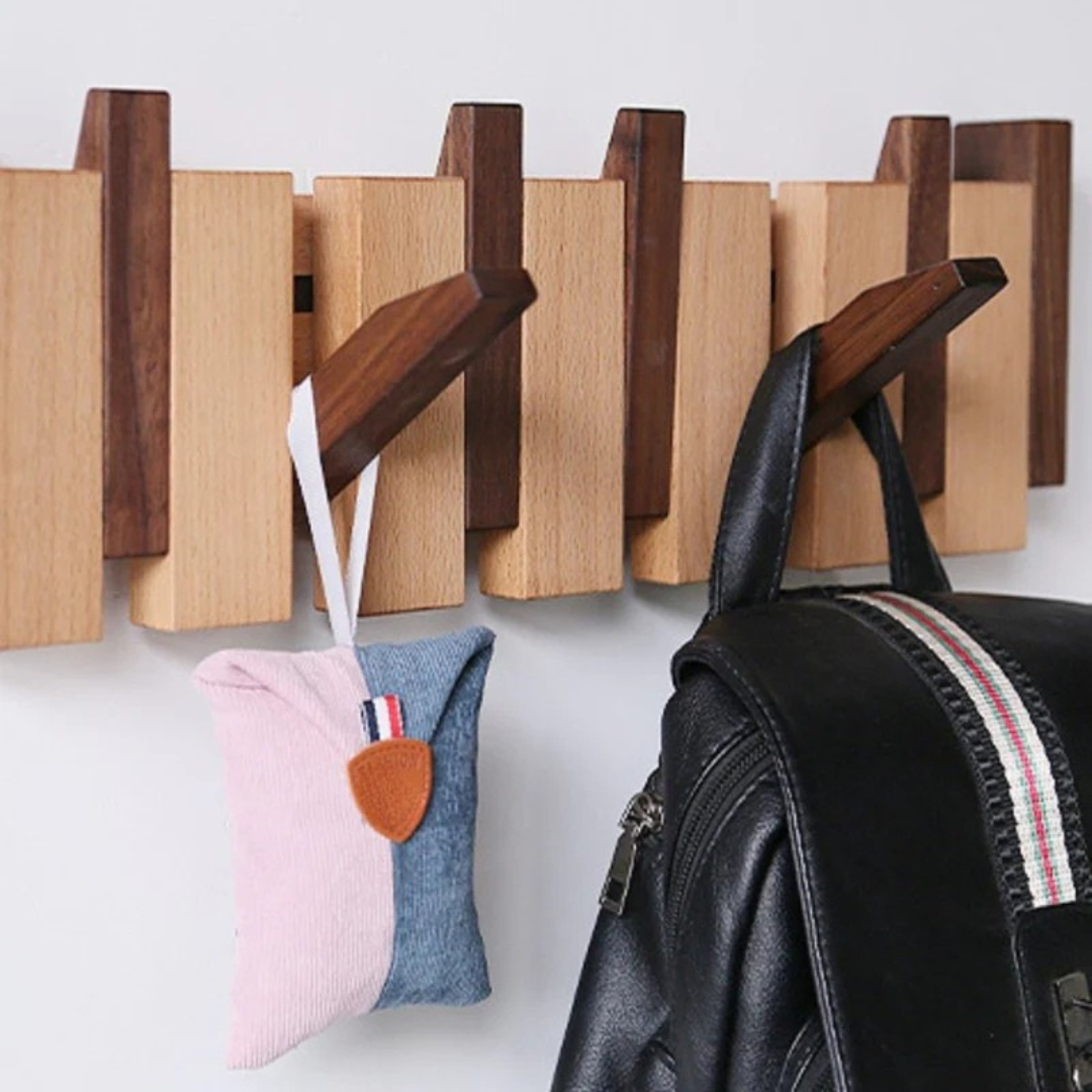 Space Saving Kitchen Hook Rack Organizer