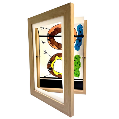 Brown Wooden Swing Picture Frame Noxord