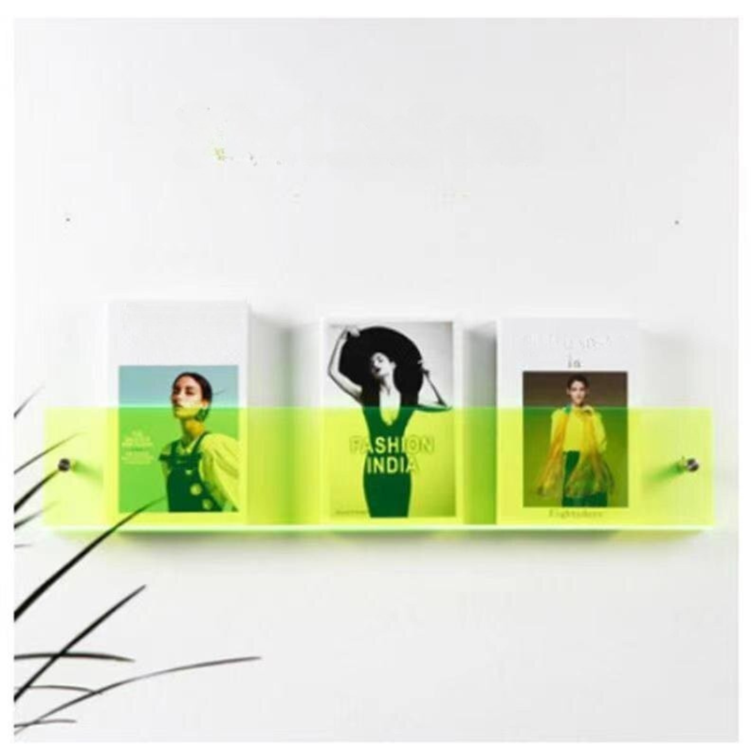 Clear Wall Mounted Acrylic Shelf Organizer