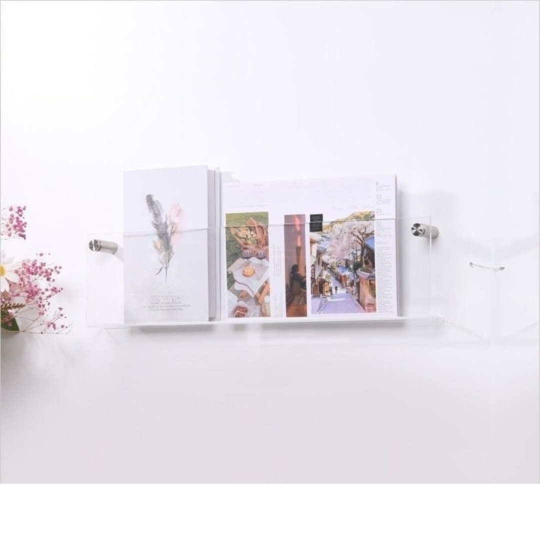 Clear Wall Mounted Acrylic Shelf Organizer