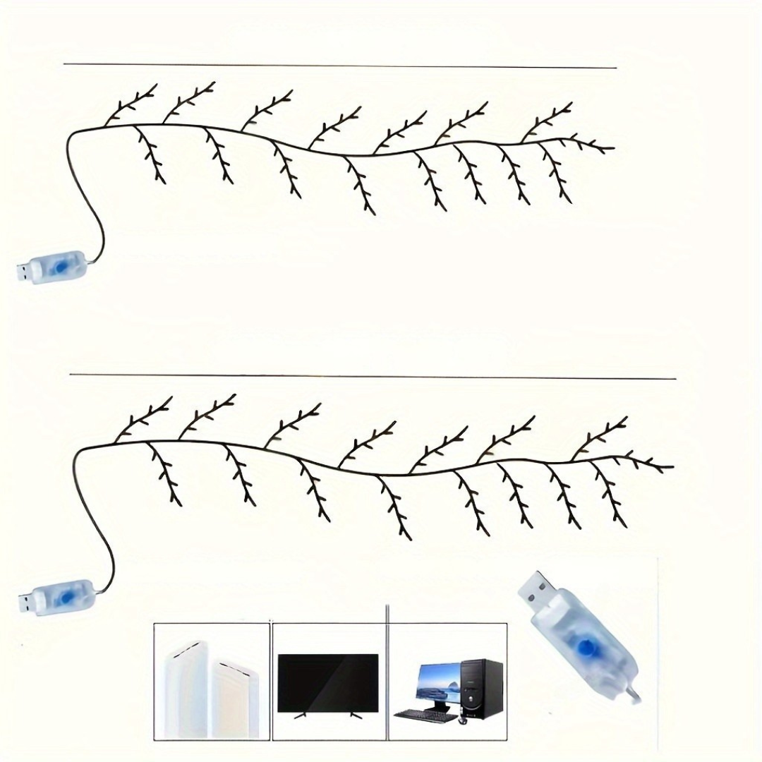 Modern LED Tree Branch Wall Light