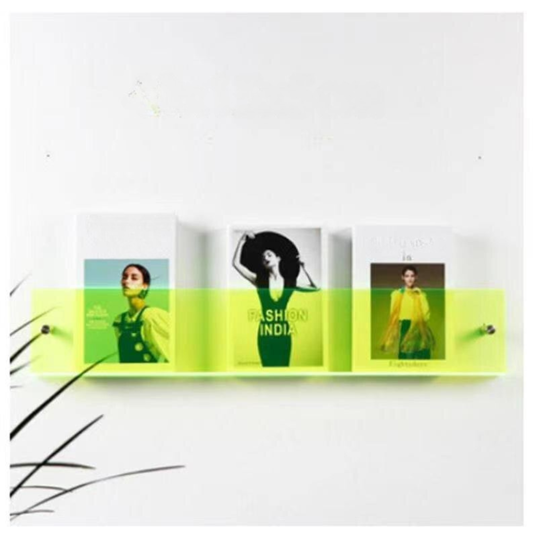 Clear Wall Mounted Acrylic Shelf Organizer