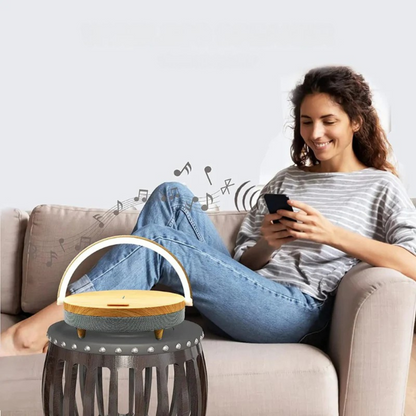 Smart Desk Lamp with Wireless Charging and Speaker