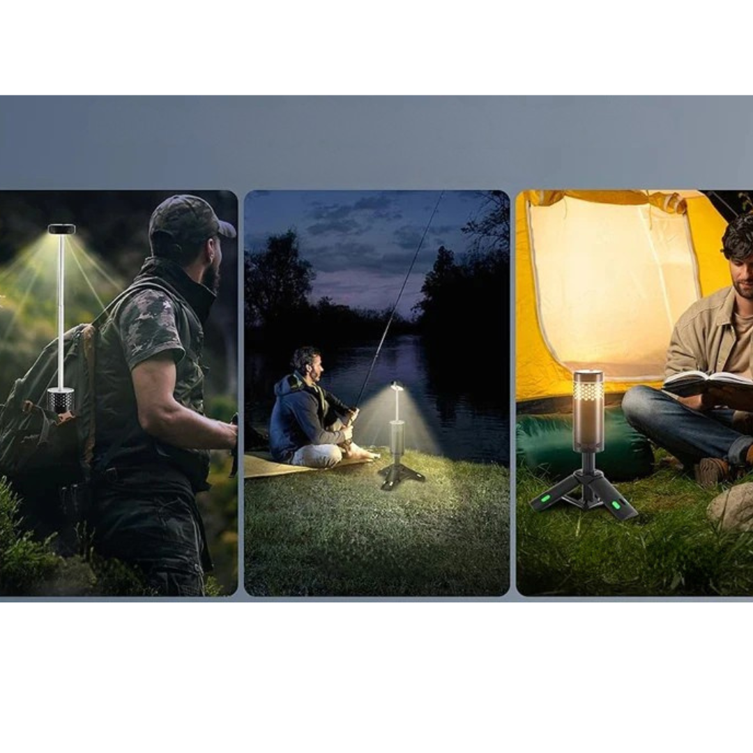 Portable Rechargeable LED Camp Lantern with Stand