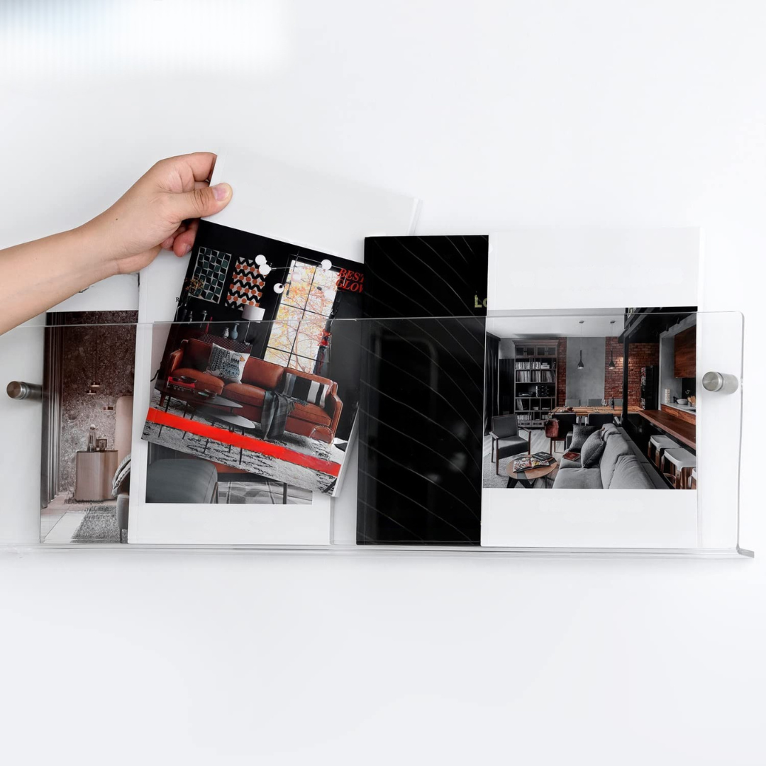 Clear Wall Mounted Acrylic Shelf Organizer