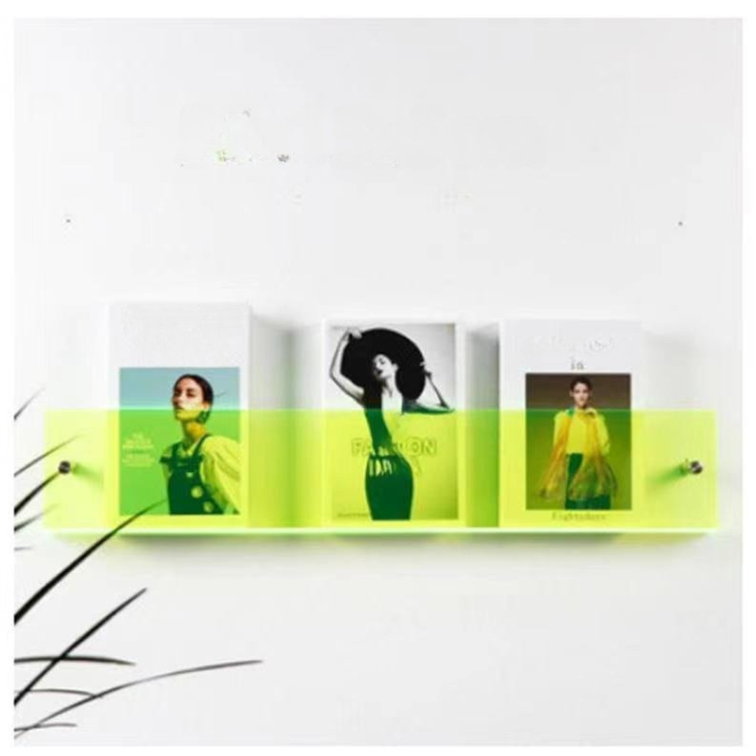 Clear Wall Mounted Acrylic Shelf Organizer