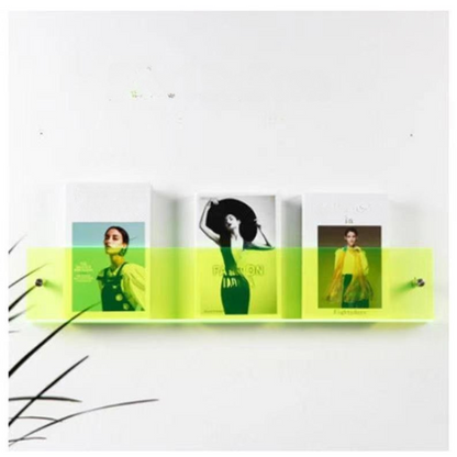 Clear Wall Mounted Acrylic Shelf Organizer
