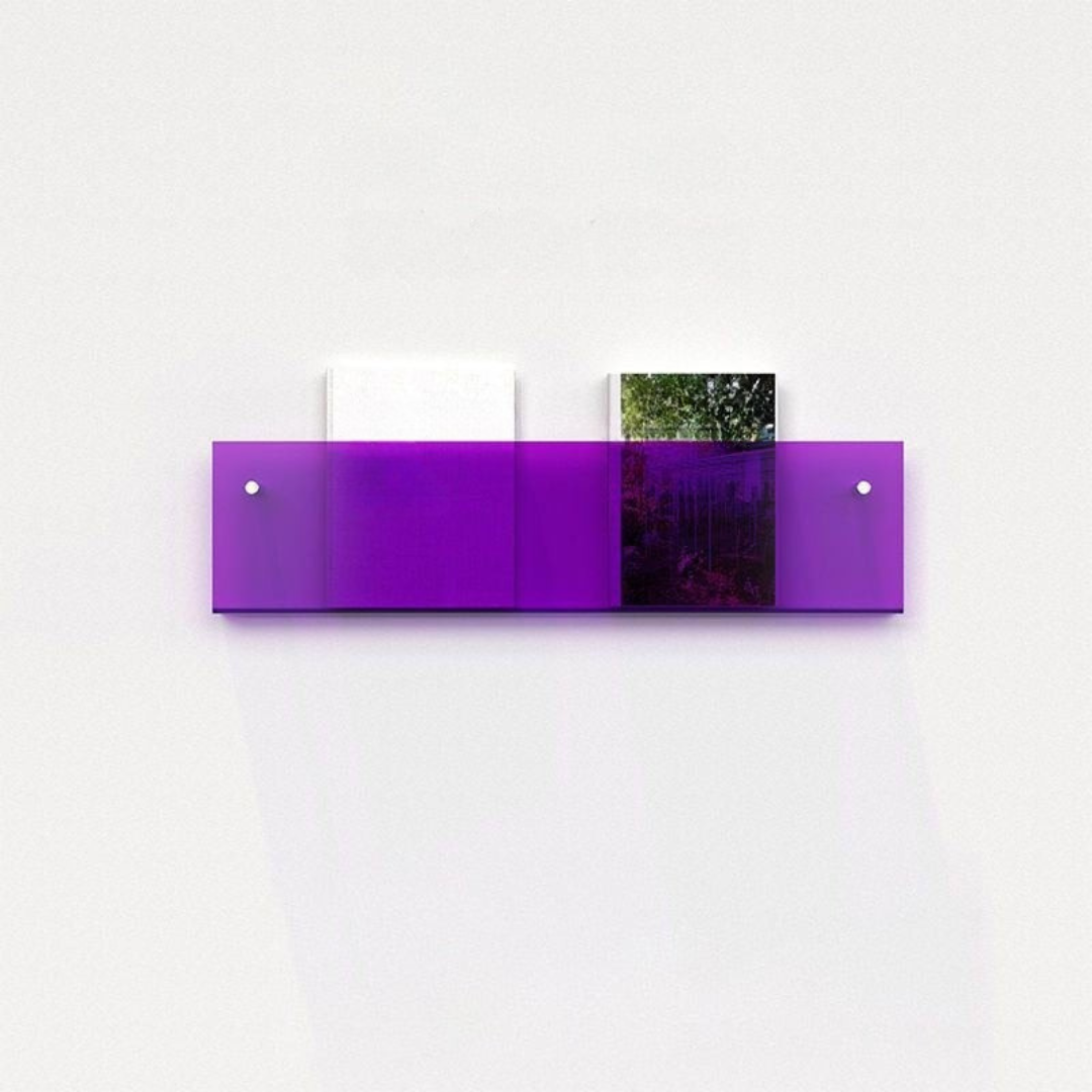 Clear Wall Mounted Acrylic Shelf Organizer