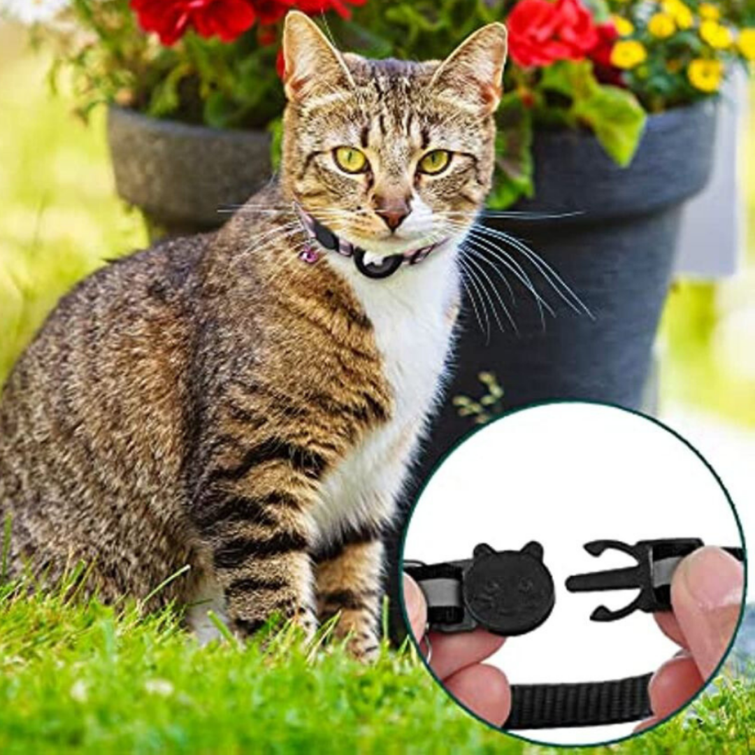 Pet GPS Safety Cat Collar with Bell