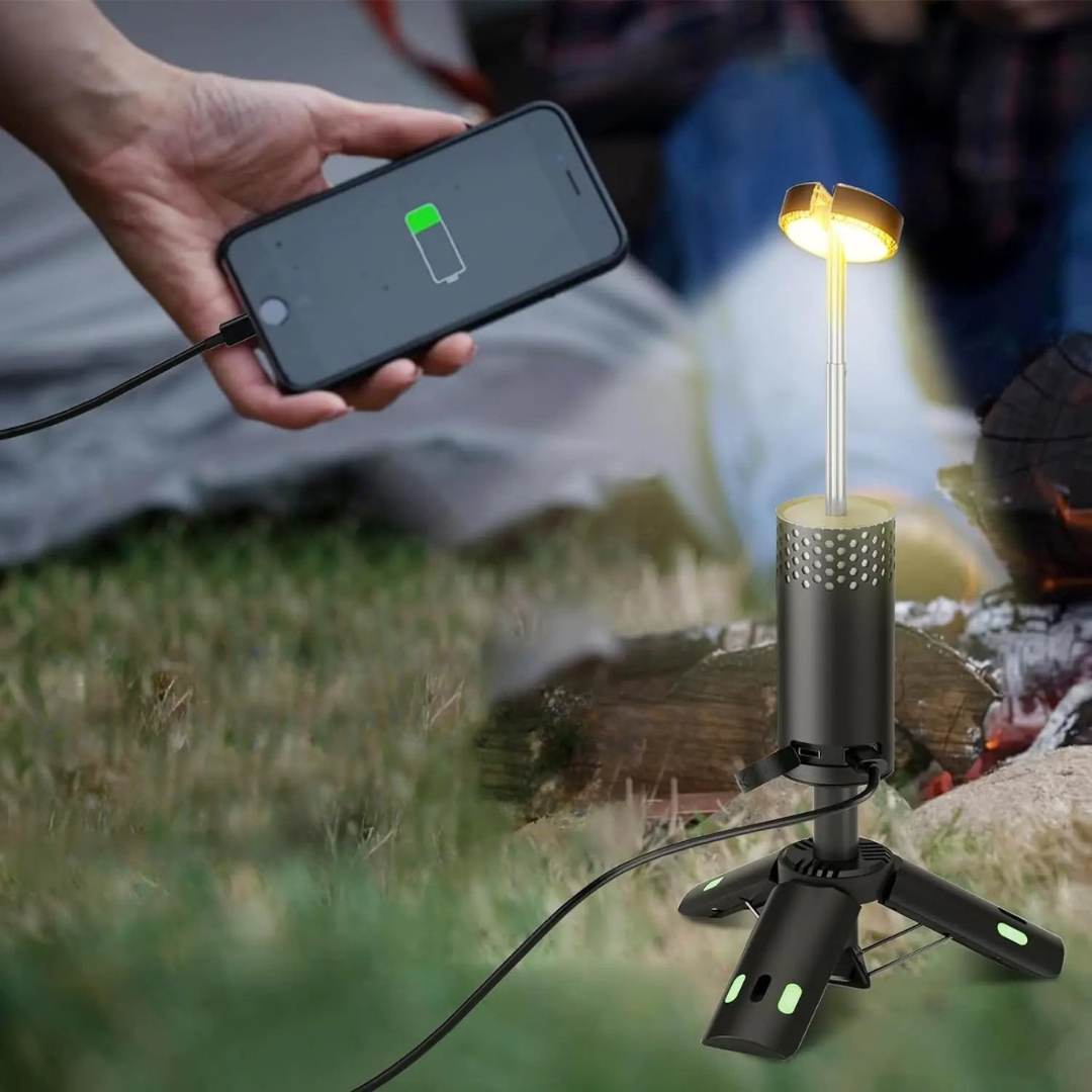 Portable Rechargeable LED Camp Lantern with Stand