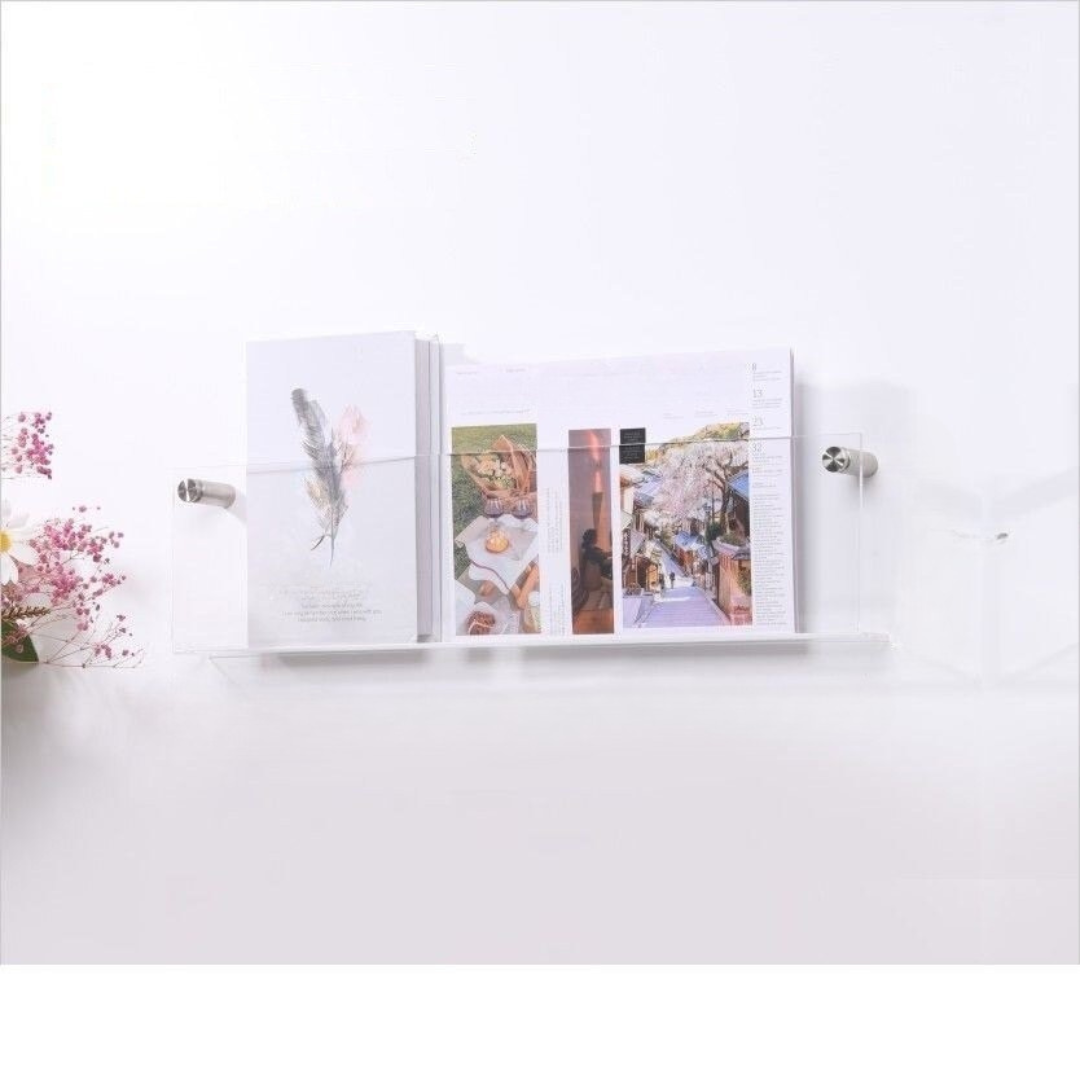 Clear Wall Mounted Acrylic Shelf Organizer